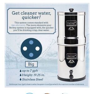 Big Berkey Stainless Steel Water Filter